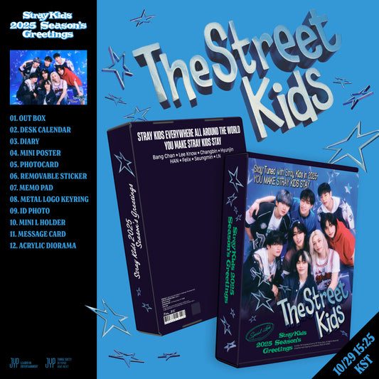 Stray Kids 2025 Season’s Greetings [The Street Kids] - Sealed Set with POB