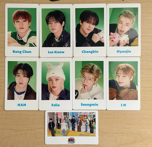 Stray Kids Toy World Photocard A (Green Background)