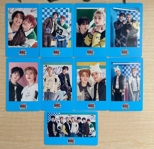 Stray Kids Toy World Photocard Set B (Blue Border)