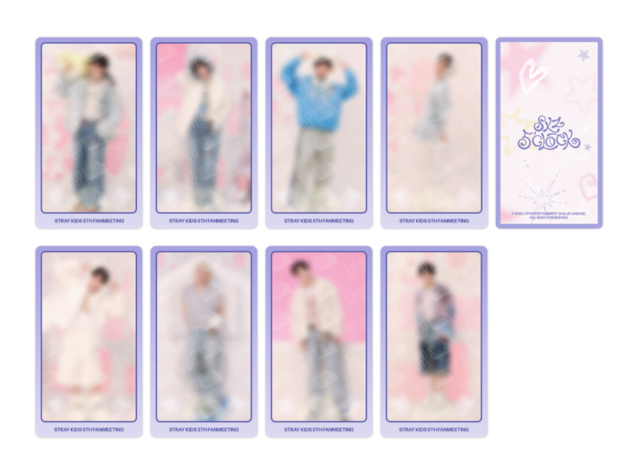 [SKZ 5'Clock Online MD] SPECIAL TRADING CARD (Random)